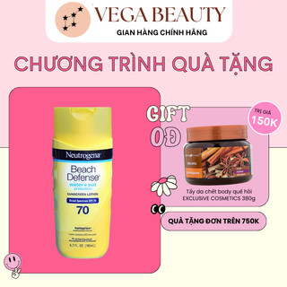 Kem chống nắng body NEUTROGENA Beach Defense Sunscreen SPF 70 198ml chống trôi tốt phù hợp đi biển