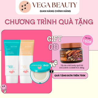 Kem chống nắng S CI NIC Enjoy Super Mild Sun Essence/Foundation Skin Tone Up/All Round Airy Sun Cushion EX SPF50+