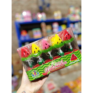  Kẹo mút ngậm trái cây hình dưa hấu thơm ngon   hộp 30c  