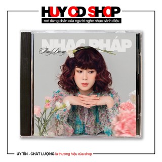 Đĩa cd thuỳ dung hát nhạc pháp 1 đĩa lòng trắng huy cd shop
