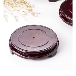 Đế gỗ xoay tròn 360 độ, đôn gỗ tròn để Hũ/ Bát đựng vàng Pha Lê - để Bình Gốm, bình rượu, hoặc các đồ vật phong thủy kh