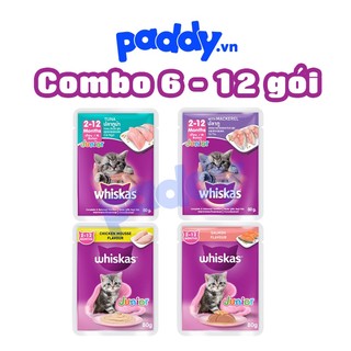 Combo Pate Mèo Con Whiskas Junior 80g