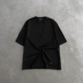 Highchic - áo lụa cổ v xẻ sâu molle top - áo lụa thiết kế sang trọng