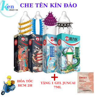 Bao cao su gân gai lớn HBM Pleasure More kích thích mãnh liệt gai mềm không đau