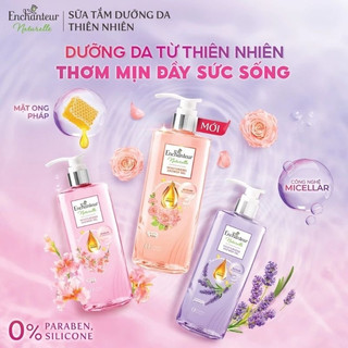 Sữa tắm Enchanteur Naturelle 510ml/ 60ml
