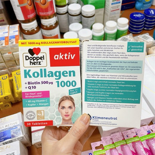 (Xem bill ảnh sau) Hộp Kollagen 1000 aktiv 30v