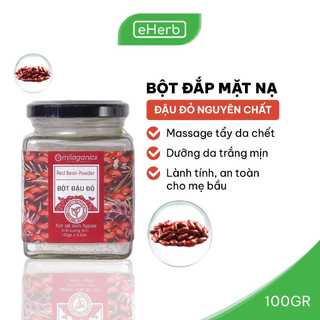 Bột Đậu Đỏ Nguyên Chất Đắp Mặt Nạ Ngăn Ngừa Mụn, Dưỡng Da Trắng Mịn MILAGANICS 100g (Hũ)