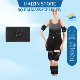 Bộ đai massage HAIZIN giảm mỡ bụng, bắp chân, bắp tay công nghệ EMS tác động sâu, săn cơ, giảm mỡ