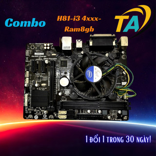 Combo h81 i3 4130 4150 4160 ram 8gb bh 36th