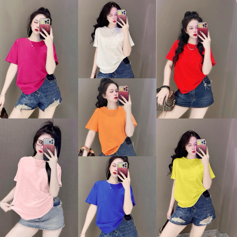 ÁO THUN TRƠN CỔ TRÒN
