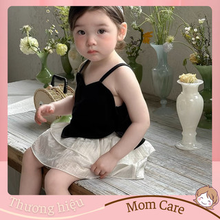 TT451 Áo 2 dây trái tim và chân váy xòe - MOMCARE