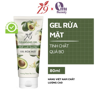 Gel rửa mặt tinh chất bơ z9 sạch da trắng sáng mịn màng 80ml z68