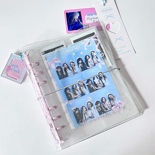 BÌA BINDER PHOTOSTRIP A6 ĐỰNG ẢNH 4cut PHOTOSTRIP POLAROID// Bìa lấp lánh còng A6// Laburi Corner