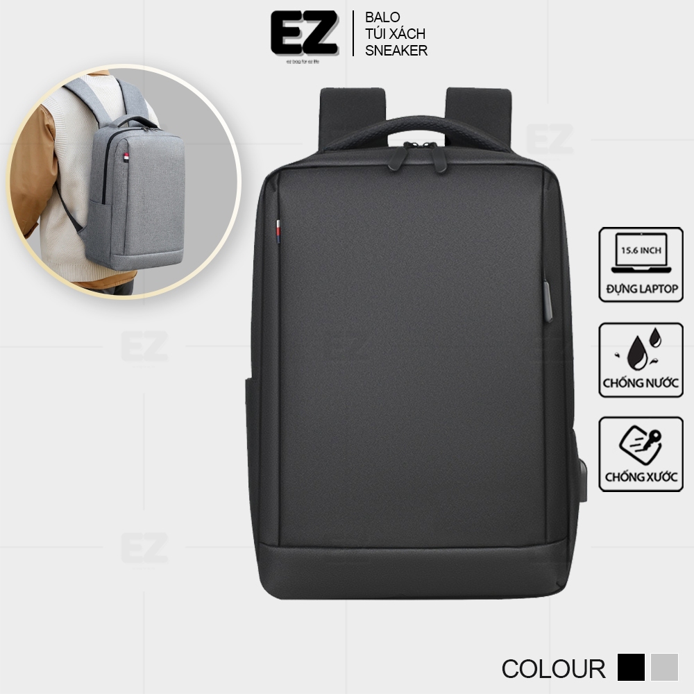 Balo đựng laptop chống sốc chống nước giá rẻ EZ BALO BLA02 , Balo laptop 15.6 inch cao cấp nam nữ có