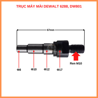 Trục - cốt nhông mài dewalt 1 tấc 6288 8100 kg15 dw801 dw803