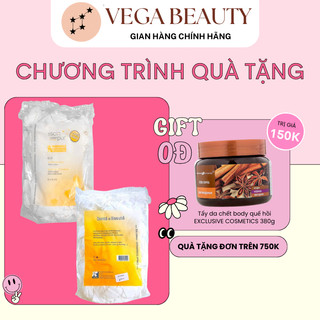 Bông tẩy trang Pháp TETRA/ TRUMA Le Soin Medical Carrés de Cotton 600 miếng mềm, dai, 100% từ cotton