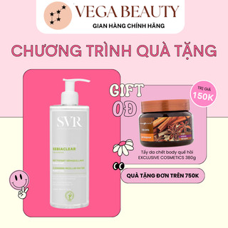  Nước tẩy trang cho da dầu mụn SVR Sebiaclear Eau Micellaire 400ml làm sạch tốt không nhờn, không khô da