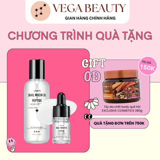 Tinh chất phục hồi Ốc sên JUMISO Snail Mucin 95 + Peptide Facical Essence cấp ẩm và dưỡng da bóng khỏe