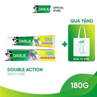  Kem Đánh Răng Darlie Bạc Hà Đa Năng Double Action Multicare 180g