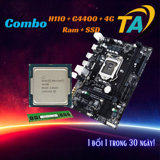 Combo h110 i3 7100 ram 8gb ssd 120gb nguồn400w