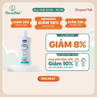 (MamanBébé chính hãng) Sữa dưỡng ẩm chiết xuất Hạnh nhân Chicco 0M+ 200ml