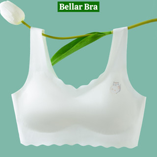 Áo Lót Cho Bé Gái Su Lạnh Không Đường May Có Mút Mỏng, Áo Lá Nữ Sinh Mềm Mịn Mát Bellar Bra A--741