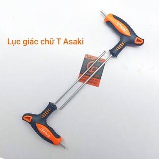 Lục giác chữ t 2mm 2.5mm asaki chính hãng ak-7951 ak-7952 145x75mm