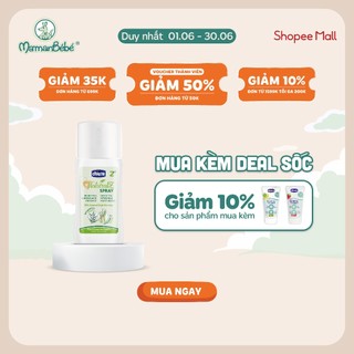 (MamanBébé chính hãng) Xịt bảo vệ da chiết xuất tinh dầu tự nhiên (Thay xịt xua muỗi) Chicco NaturalZ 100ml