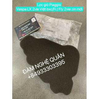 Lọc gió Piaggio Vespa LX 2vie mẫu xe Việt xài Bình xăng con - 2v Fi - Fly 2vie / Air Filter Piaggio Vespa LX 2vie - Fly