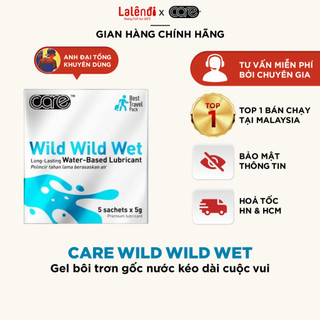  Gel Bôi Trơn CARE Dạng Gói Gốc Nước Lâu Khô An Toàn Cho Cảm Giác Siêu Trơn Hương Dịu Nhẹ Lalendi Store 