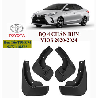 [TOYOTA VIOS  ] Bộ 4 chắn bùn ô tô VIOS 2018-2023hàng xịn (Tặng kèm bộ ốc vít-nut nhua)