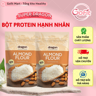 Bột protein hạnh nhân hữu cơ, organic almond protein powder, gluten free - dragon superfoods