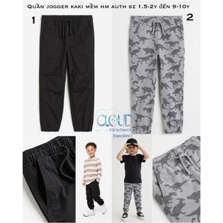 Quần jogger bé trai hm us từ 1.5-2y đến 9-10y