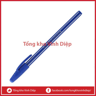 Bút bi viết Aihao mực xanh có nắp, 1 chiếc bút bi