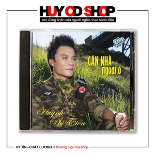 Đĩa cd huỳnh phi tiễn căn nhà ngoại ô nhạc vàng trữ tình bolero đĩa lòng trắng huy cd shop