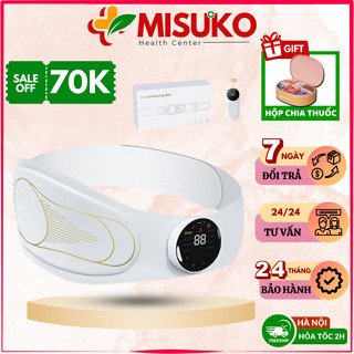 Máy massage xung điện EMS giảm mỡ bụng FITNESS - 1104, đai massage lưng bụng đánh tan mỡ, giảm đau bụng kinh