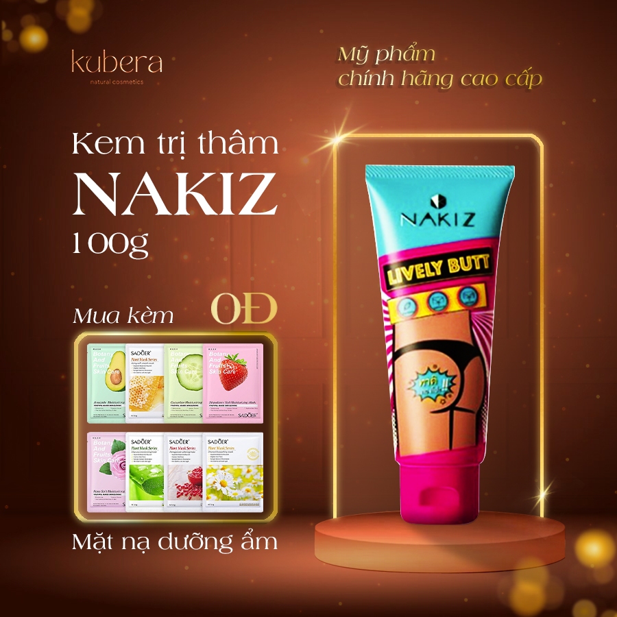 kem trắng nách NAKIZ LIVELY BUTT