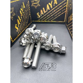  Ốc Salaya 8li mẫu Thái Trụ inox 304 đầy đủ các size gắn các dòng xe máy 