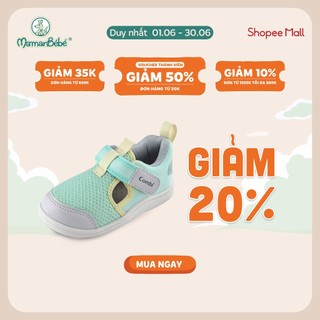(MamanBébé chính hãng) Giày Combi S-Go đế định hình A2201 màu xanh ngọc/hồng/xanh xám