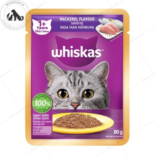 Pate Cho Mèo Whiskas Gói 80g