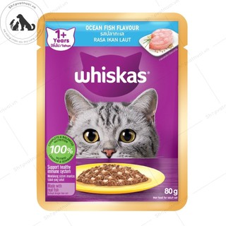Pate Cho Mèo Whiskas Gói 80g