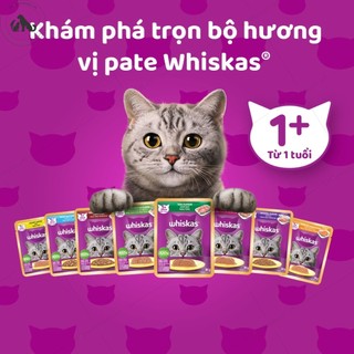 Pate Cho Mèo Whiskas Gói 80g