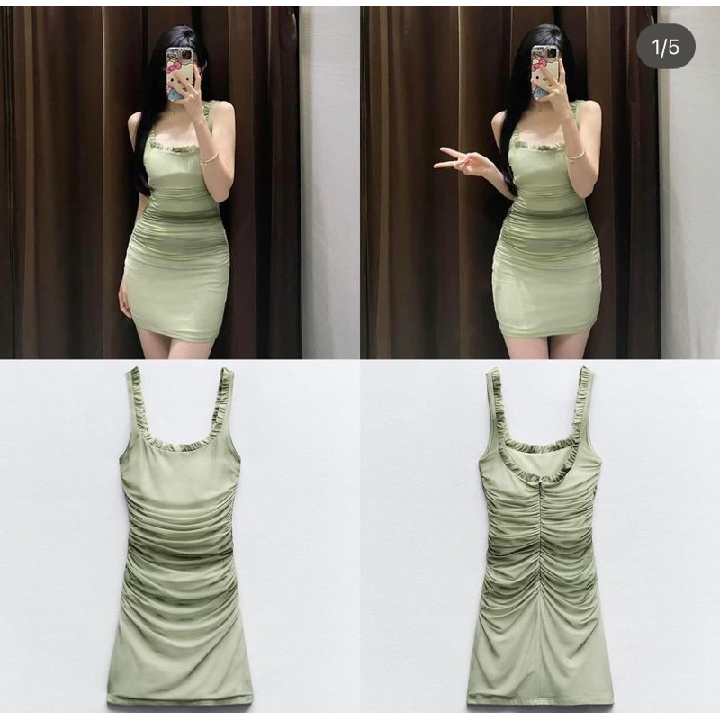 Đầm 2 dây body thời trang nữ