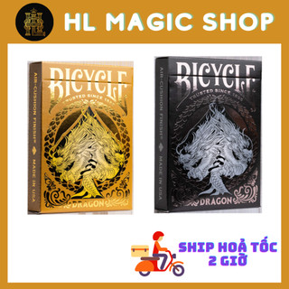 Bộ bài tây, bài ảo thuật Bicycle Dragon Playing Cards - Hàng Chính Hãng