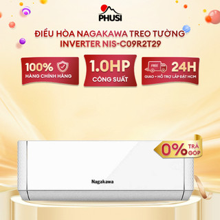 Nis-c09r2t29 máy lạnh nagakawa inverter 1 hp nis-c09r2t29 - hàng chính hãng