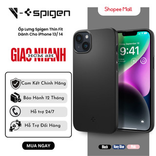  Ốp Lưng Spigen Iphone 13/ 14 Thin Fit Chất Liệu Tpu Cao Cấp Có Độ Dẻo Đễ Tháo Lắp