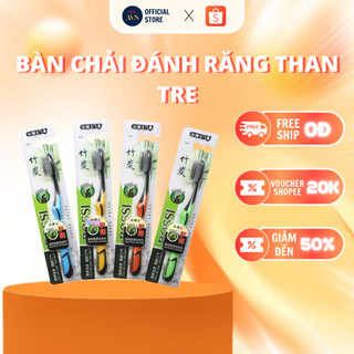 Hộp 30 bàn Chải Đánh Răng Than Tre Hoạt Tính Hàn Quốc BOSSI NO921