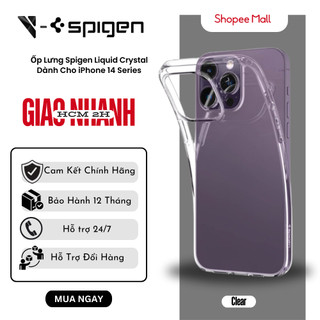 Ốp Lưng Spigen Dành Cho Iphone 14 Pro/ 14 Pro Max Liquid Crystal Clear