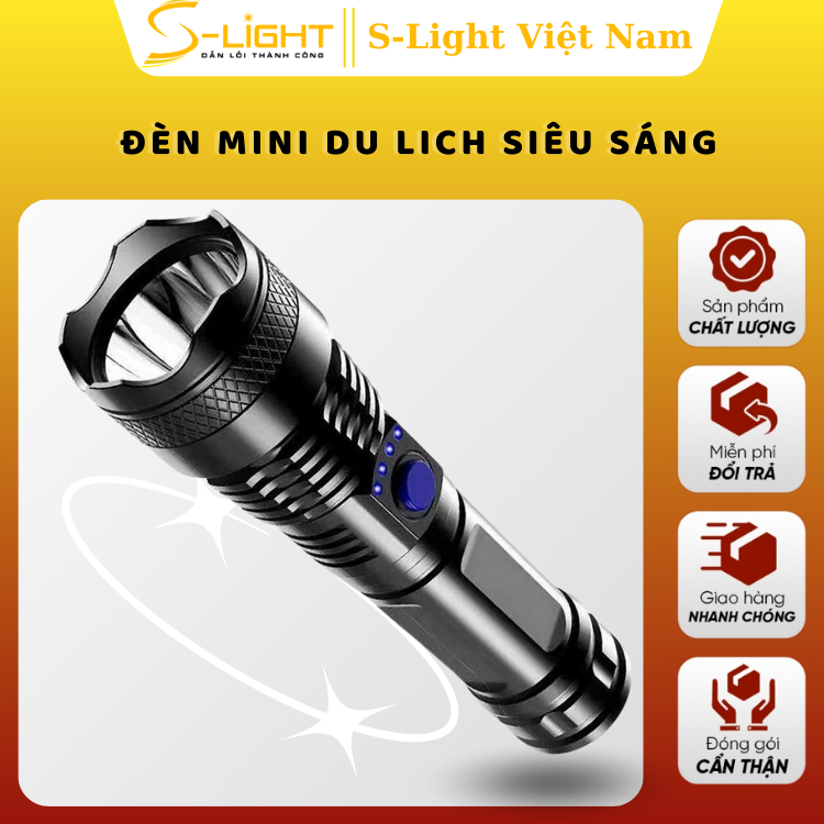 Đèn pin S-light siêu sáng mini L-839