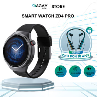 Đồng hồ thông minh Smart watch ZD4 PRO, smart watch thể thao màn hình 1.5 inch, theo dõi sức khỏe bảo hành 12 tháng